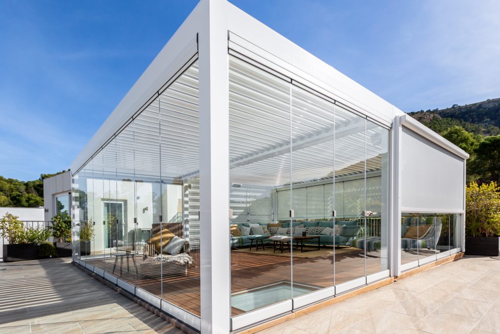 Pérgola Saxun - Openklose