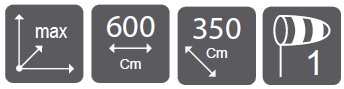 Datos del Toldo K-SET 30